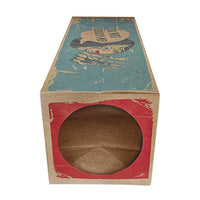 HKM-8547005 Kraft Paper Cat House Tunnel - Cozy Hideaway for Cats, Free Size 61x22x22cm
