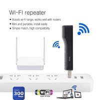 HKM-854739 300M USB WiFi Extender Signal Amplifier and Repeater for Smart TV with WPS Button