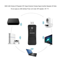 HKM-854739 300M USB WiFi Extender Signal Amplifier and Repeater for Smart TV with WPS Button