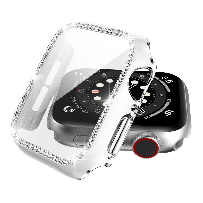 HKM-854739 Diamond Protective Case for Apple Watch - Compatible 38mm, 40mm, 42mm, 44mm Models