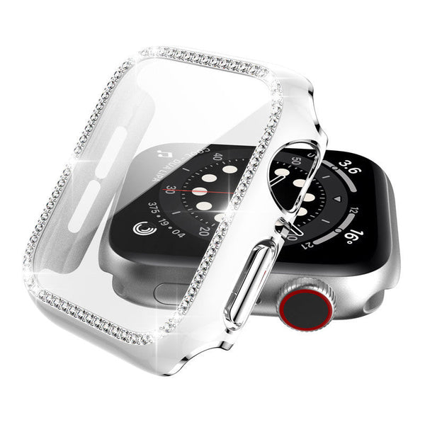 HKM-854739 Diamond Protective Case for Apple Watch - Compatible 38mm, 40mm, 42mm, 44mm Models