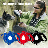 HKM-8547517 Portable Automatic Telescopic Traction Rope with Built-in Water Bottle for Outdoor Use