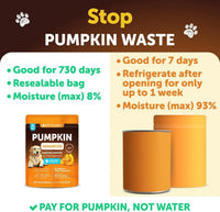 HKM-8547773 Pumpkin Powder for Dogs - Digestive Support Supplement for Healthy Gut, Firm Stool, & Skin - 8 oz