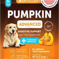 HKM-8547773 Pumpkin Powder for Dogs - Digestive Support Supplement for Healthy Gut, Firm Stool, & Skin - 8 oz