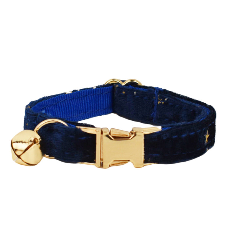 HKM-8550333 Charming Adjustable Cat Collar with Bow and Bell in Various Colors and Patterns