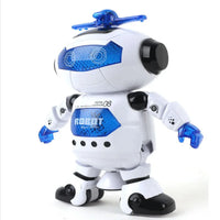 HKM-855059 Educational Electric Dancing Robot Toy for Kids - Interactive Light and Music Feature