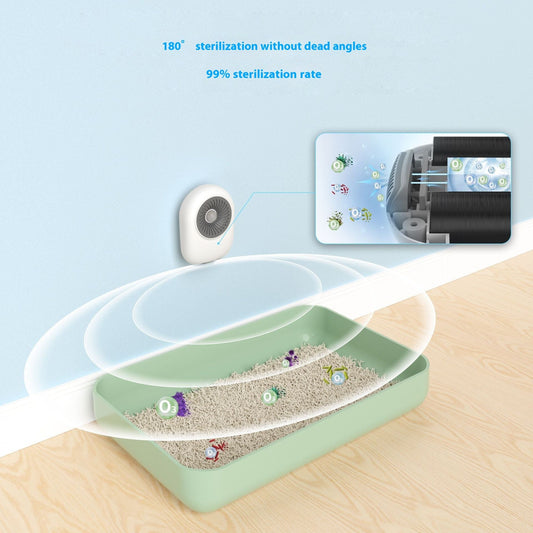 HKM-8550973 Ozone Air Cleaner for Cat Litter: Disinfecting and Deodorizing Machine with Negative Ion Technology