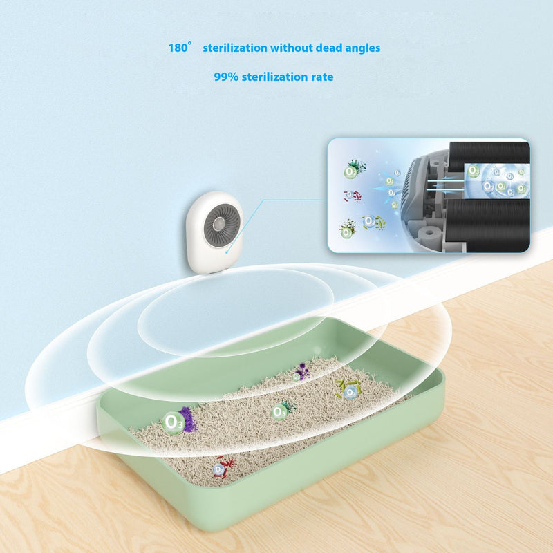 HKM-8550973 Ozone Air Cleaner for Cat Litter: Disinfecting and Deodorizing Machine with Negative Ion Technology