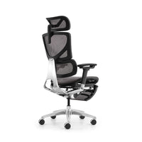 HKM-855315 Ergonomic Mesh Swivel Computer Desk Chair with Adjustable Armrests and Footrest