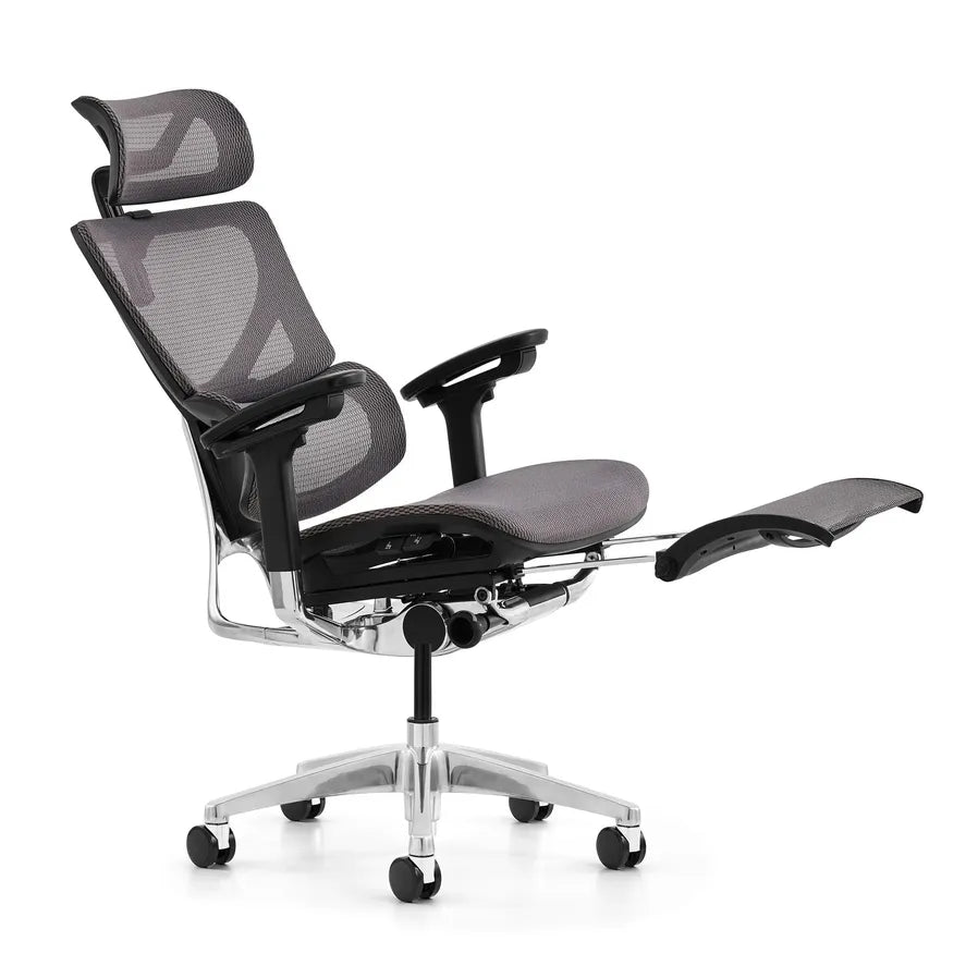HKM-855315 Ergonomic Mesh Swivel Computer Desk Chair with Adjustable Armrests and Footrest