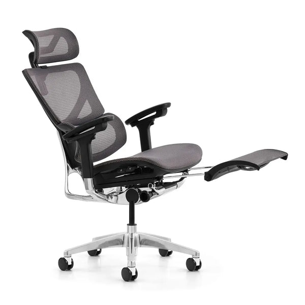 HKM-855315 Ergonomic Mesh Swivel Computer Desk Chair with Adjustable Armrests and Footrest