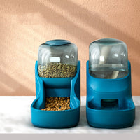 HKM-8553661 Automatic Pet Water Feeder and Drinking Fountain for Cats and Dogs - Large Capacity, Anti-Overturn Design