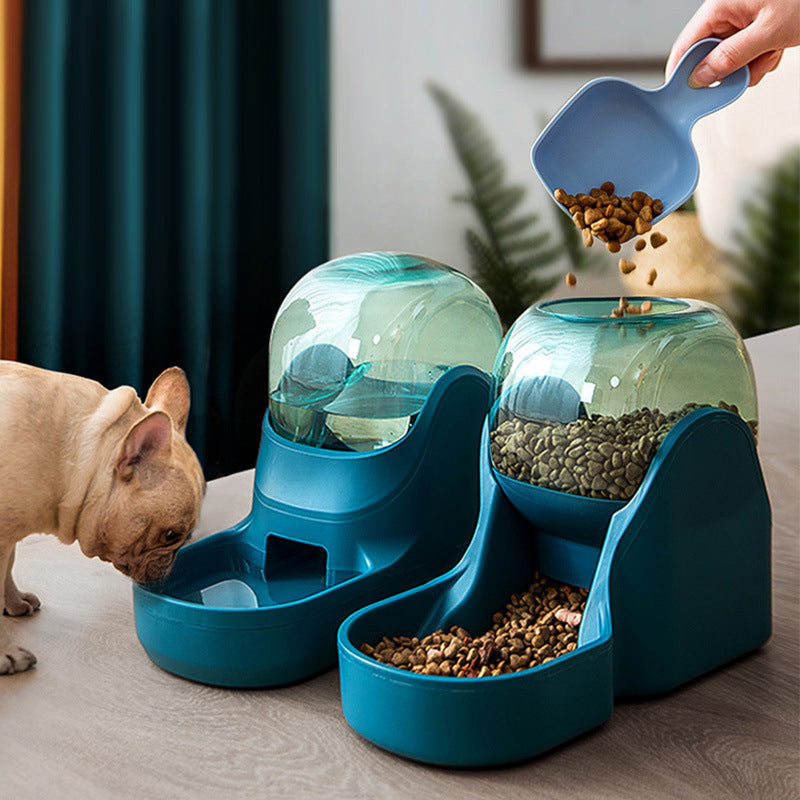 HKM-8553661 Automatic Pet Water Feeder and Drinking Fountain for Cats and Dogs - Large Capacity, Anti-Overturn Design