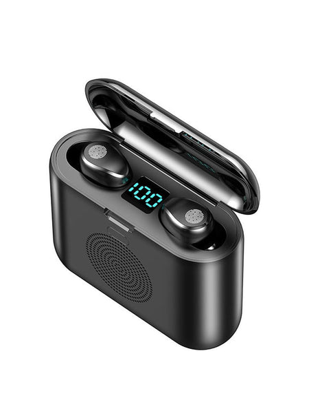 HKM-855379 Portable Mini Bluetooth Speaker and Binaural Headset Combo