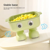HKM-8554941 Elevated Robot-Shaped Cat Bowl with Detachable Inner Dish and Anti-Slip Base for Cats and Small Dogs