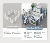 HKM-855507 Customisable Foldable Indoor and Outdoor Playpen for Toddlers and Kids