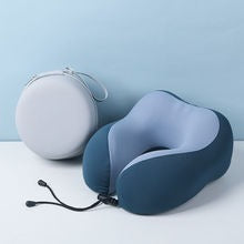 HKM-855507 U-Shaped Cooling Memory Foam Neck Pillow for Cervical Support