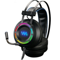 HKM-855571 7.1 Channel Virtual Surround Sound Gaming Headset with Noise Cancelling Microphone and Comfortable Design