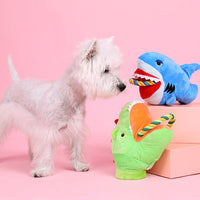 HKM-8556093 Plush Dog Supplies Monster and Shark Toys for Puppies and Children