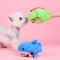 HKM-8556093 Plush Dog Supplies Monster and Shark Toys for Puppies and Children