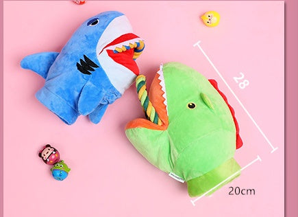 HKM-8556093 Plush Dog Supplies Monster and Shark Toys for Puppies and Children