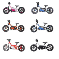 HKM-855635 Electric Balance Bike for Kids 12-20 Inch Mountain Bicycle with Disc Brake & Lithium Battery