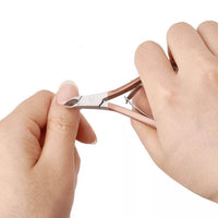 HKM-855699 Stainless Steel Dead Skin Cuticle Shears and Nail Tool Set for Adults - Three Colors Available