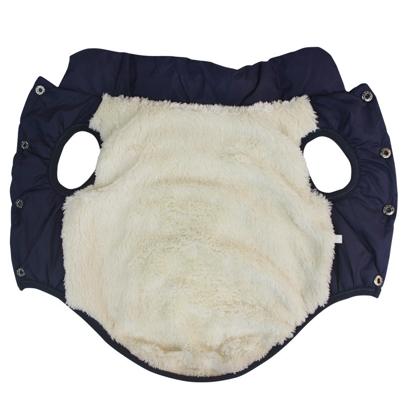 HKM-8557629 Large Breeds Padded Vest for Dogs - Warm Polyester Coat for Big Dogs