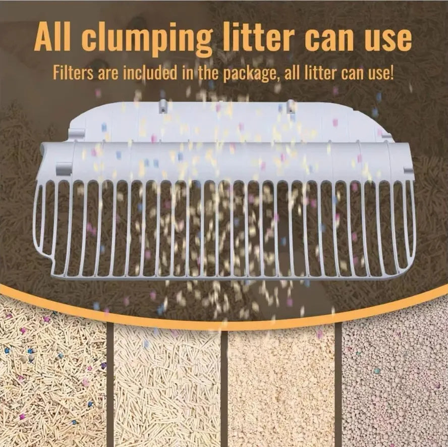 HKM-855827 Extra Large Intelligent Self-Cleaning Litter Box with App Control for Multiple Cats