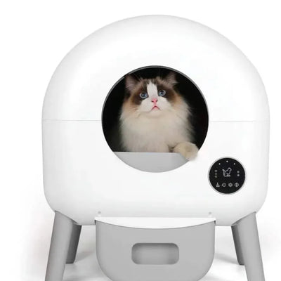 HKM-855827 Extra Large Intelligent Self-Cleaning Litter Box with App Control for Multiple Cats