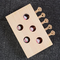 HKM-855827 Supplies Catnip Solid Wood Whac-a-mole Cat Toy
