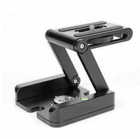 HKM-855891 Triple Flex Tripod Head for iPhone and DSLR Cameras, Adjustable Folding Design, Supports 1.5KG, Includes Quick Release Plate and Hex Wrench