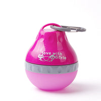 HKM-8559293 Collapsible Silicone Pet Bottle with Travel Bowl - Holds Water and Food