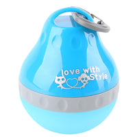 HKM-8559293 Collapsible Silicone Pet Bottle with Travel Bowl - Holds Water and Food