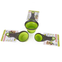 HKM-8559421 Multi-Function Dog Food Spoon - Scoop, Serve, and Seal in Green and Black