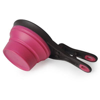 HKM-8559421 Multi-Function Dog Food Spoon - Scoop, Serve, and Seal in Green and Black