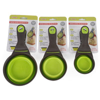 HKM-8559421 Multi-Function Dog Food Spoon - Scoop, Serve, and Seal in Green and Black