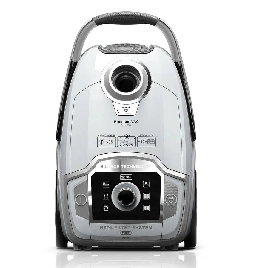 HKM-855955 Quiet Performance Vacuum Cleaner with Large Capacity Bags