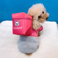 HKM-8559805 Casual Pink Cotton Coat for Large Dogs - Bichon and General Fit