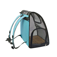 HKM-8560701 Portable Foldable Mesh Pet Carrier Bag for Travel - Oxford Cloth, Medium Hardness, Available in Pink and Blue