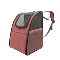 HKM-8560701 Portable Foldable Mesh Pet Carrier Bag for Travel - Oxford Cloth, Medium Hardness, Available in Pink and Blue