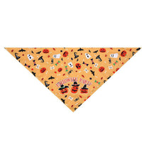 HKM-8560829 Halloween Pet Triangle Scarf - Polyester Saliva Towel, 70x48x48cm, Various Styles