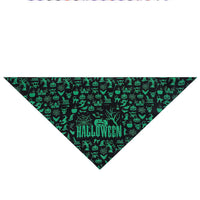 HKM-8560829 Halloween Pet Triangle Scarf - Polyester Saliva Towel, 70x48x48cm, Various Styles