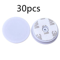 HKM-856083 Diamond-Studded Silicone Mobile Phone Airbag Holder - Flat Ring Stand for Desktop Use