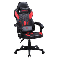 HKM-856083 Ergonomic Gaming Chair with PU Leather Upholstery and Height Adjustable Features