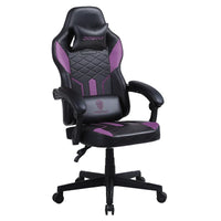 HKM-856083 Ergonomic Gaming Chair with PU Leather Upholstery and Height Adjustable Features
