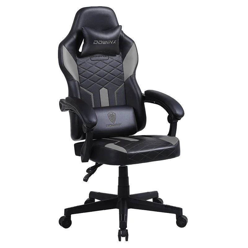HKM-856083 Ergonomic Gaming Chair with PU Leather Upholstery and Height Adjustable Features