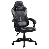 HKM-856083 Ergonomic Gaming Chair with PU Leather Upholstery and Height Adjustable Features