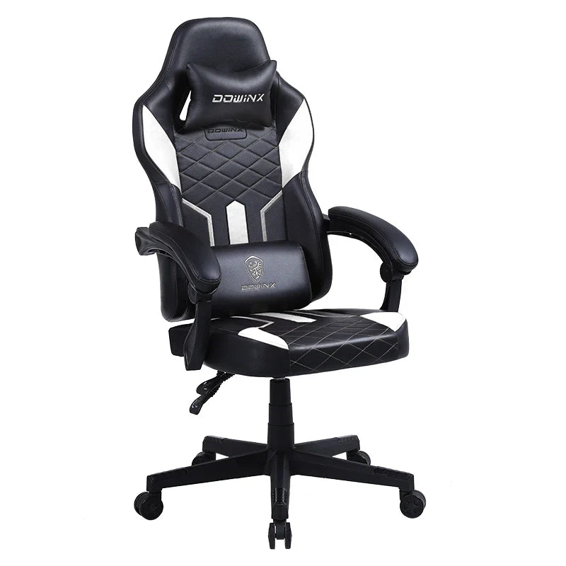 HKM-856083 Ergonomic Gaming Chair with PU Leather Upholstery and Height Adjustable Features