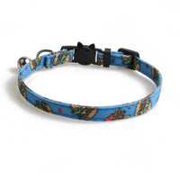 HKM-8561213 Stylish Dog Collar with Fun Bow Tie Design in Various Food-Themed Prints